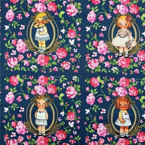 Cartoons Tomato doll cotton fabric Patchwork Sewing Quilting shirt clothes mask handmade patchwork Lolita baby bedding