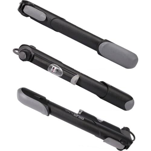 Giyo Bike Portable Mini Pump With Barometer US French Nozzle GP-41S MTB Mountain Bike Pump Bicycle Accessory