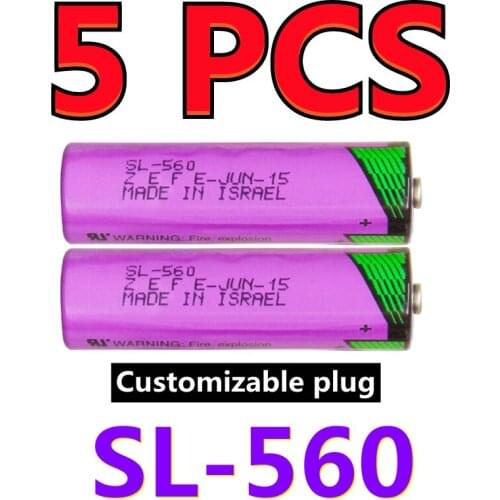 NEW DATE) 5PCS Original NEW Battery For TADIRAN SL-560 AA 3.6V PLC Batteries ( High Temperature Resistance )
