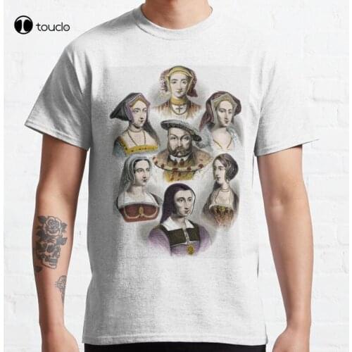 New Henry Viii Classic Anne Of Cleves Portrait Tu dor T-Shirt Cotton Tee Shirt
