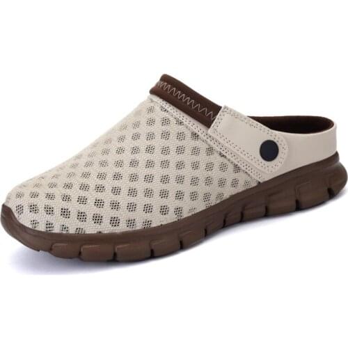 2020 new summer couple mesh sandals Ultra-comfortable breathable shoes