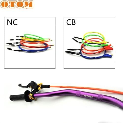 OTOM Motorcycle Dirt Bike Braided Steel Hydraulic Reinforce Brake line Clutch Oil Hose Line Tube Pipe For NC CB Engine Universal