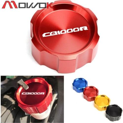 With logo CB 1000R Motorcycle CNC Rear Brake Reservoir Cover Cap For HONDA CB1000R cb 1000r 2008-2010
