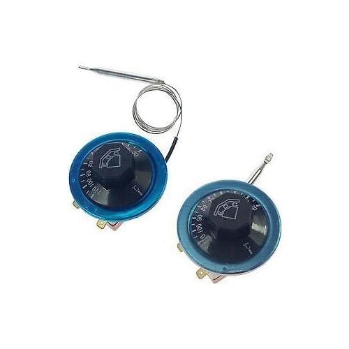 220V 16A Water Thermostat Temperature Switch Controller 30-110 Celsius x 2