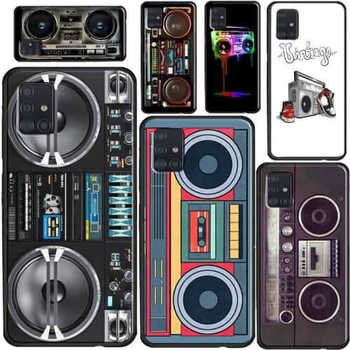 Vintage 80s Boombox Phone Case For Samsung A71 A51 A41 A31 A11 A12 A32 A52 A72 A20e A21S A02S A10 A40 A50 A70