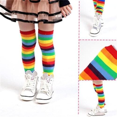 Winter Girls Leg Warmers Children Kids Little Girls Boys Socks Leg Warmers Safety Protection Kneepad Baby Boys Stocking