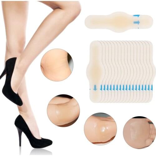 1PCS Adhesive Hydrocolloid Gel Blister Plaster Heel Anti-wearing Heel Sticker Pedicure Patch Plaster Foot Care Tools Silicone