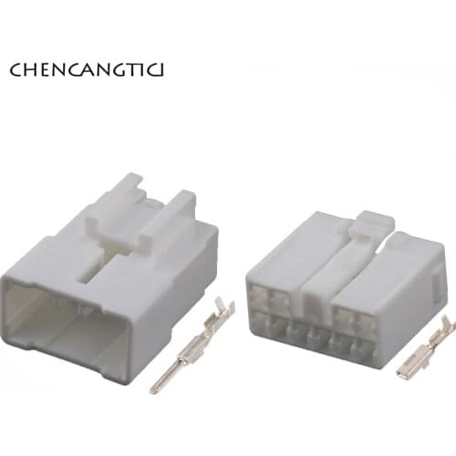 5/10/20/50 Sets 10 Pin Automotive RAV4 Male Female Connector Plug For Toyota Camry Corolla Ralink MG651056 MG641059