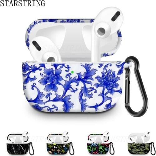 Covers for Airpods Pro Case Silicone Cute Printed style airpods earphone air pods pro Accessories Airpods Cases with keychain