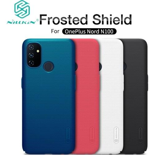 For OnePlus Nord N100 Case Super Frosted Shield Hard Matte Back Cover Salient Dot Design For One Plus Nord N100 Nillkin Case