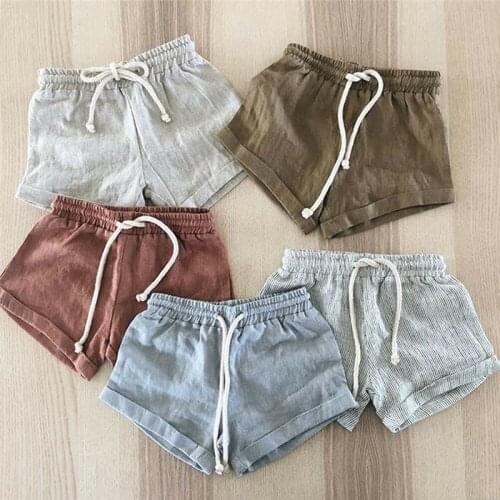 Kid Summer Casual shorts Baby bloomers Toddler Boy Girl Cotton Shorts Kids Summer Trousers PP Pants 0-3T pantalones cortos
