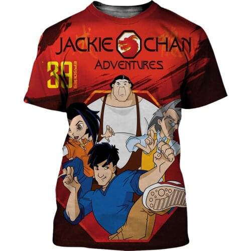 Jackie Chan Adventures Men/women New Fashion Cool 3D Printed T-shirts Casual Harajuku Style Tshirt Streetwear Tops Dropshipping