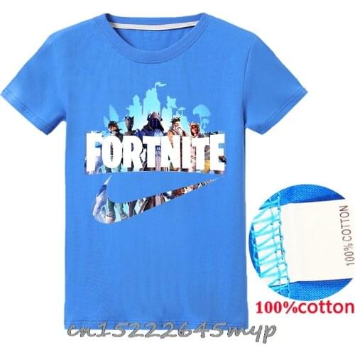 High-Quality fortnite birthday gift T-Shirt ChildrenS Short Sleeve T-Shirt Kids Cartoon Printed Boys And Girls Tops T-Shirts
