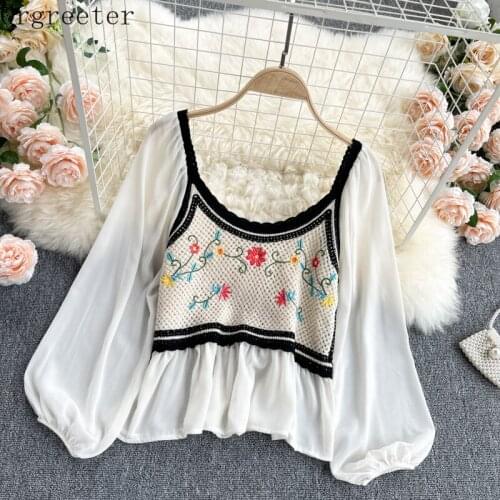 Fuyubetter Knitted Blouses