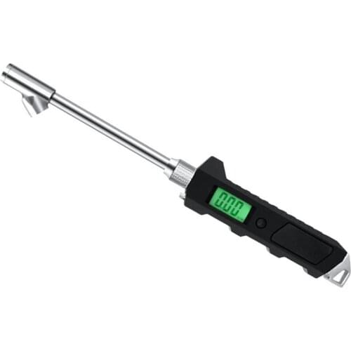 Heavy Duty Digital Tire Pressure Gauge 0-230 PSI Stainless Steel Dual Head