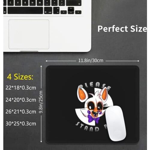L-O-L , Please Stand By! Mouse Pad DIY Print Cushion Fnaf Lolbit Mangle Foxy Funtime