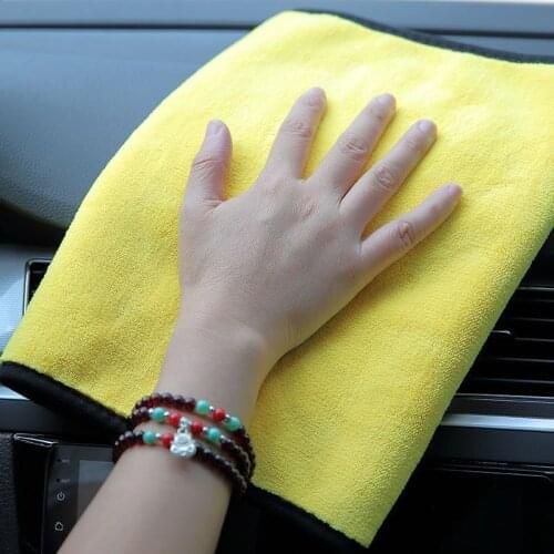 Best Professional Grade Premium Microfiber Towel Gold Auto Care Super Thick Microfiber Car Cleaning Cloth Detailing Towel