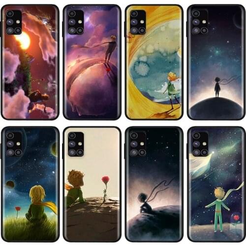 Cute Little Prince For Samsung Note 20 10 8 9 M02 M31 S M60S M40 M30 M21 M20 M10S F62 M01 Ultra Pro Plus Phone Case