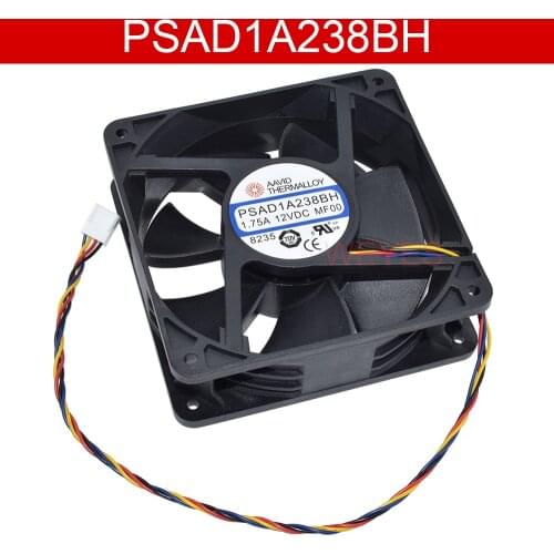 PSAD1A238BH DC 12V 1.75A 7524 120x120x38mm 4-Wire pins for AAVID V9 B7 S9 Z9MINI mining Server Cooling Fan NEW