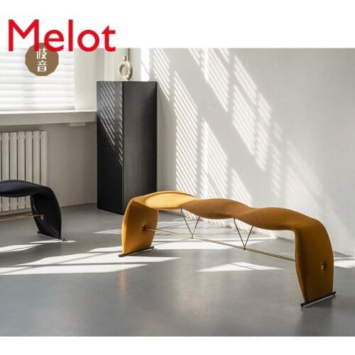 Bench Bed End Stool Bedroom Light Luxury Fabric Soft Bag Bench Creative Home Doorway Shoe Changing Stool