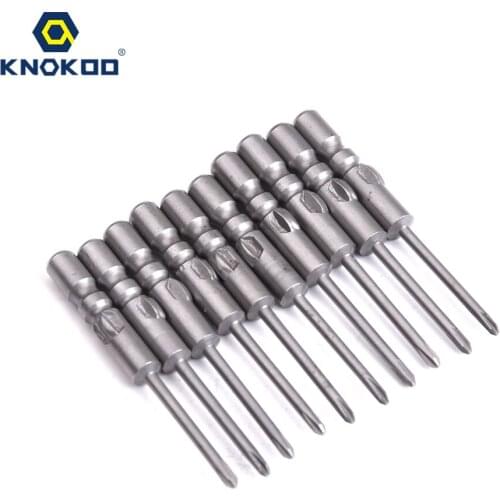 KNOKOO H4 Shank Type Phillips Head Screwdriver Drill Bit 40MM 60MM Screw Driver Bits