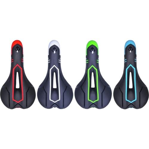 Bike Saddle, Mountain Road Gel Cushion Seat Saddle Pad, Cutout Design