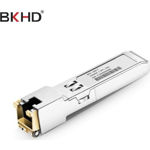 10G SFP+ RJ45 Copper Module 10000M SFP RJ-45 10GBASE-T SFP-10G-T Media Converter Fiber Optic Module Switch for Mikrotik Pfsense