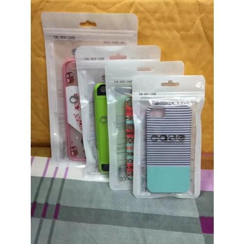 500pcs 11*19cm Reusable Zip Lock cellPhone Shell Event Packaging bags Transparent Self Sealing Plastic pouch zipper plastic bags