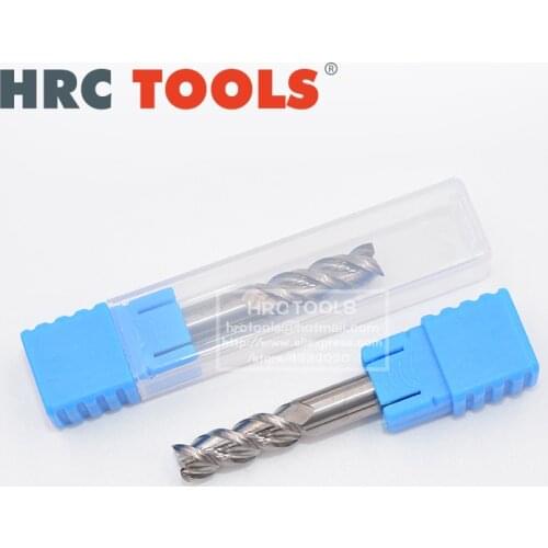 A27-d10x40Hx10Dx100L HRC45 Solid Carbide End Milling for Aluminum 3 Flute Spiral CNC Cutting Tools
