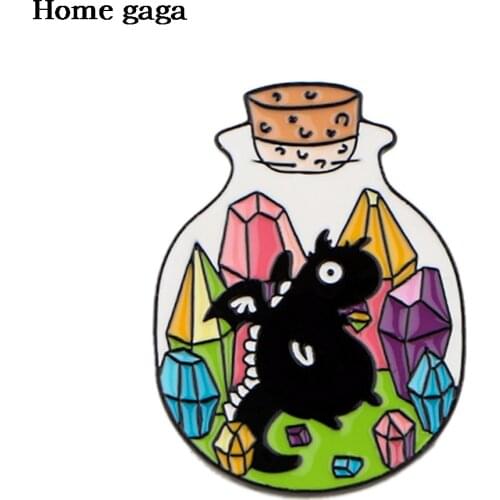 DB317 Homegaga Cartoon Cool Metal Brooch Button Pins Denim Jacket Pin Jewelry Decoration Badge for Clothes Lapel Pins