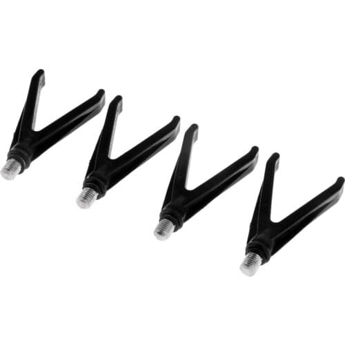 4pcs Fishing Rod Rest Head/Butt Grips Gripper Rack for Rod Pod, Bank Sticks