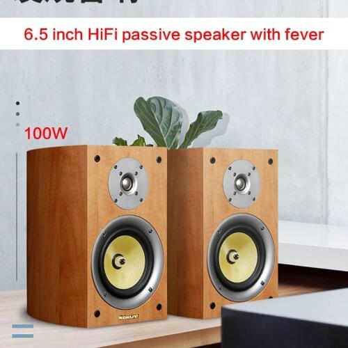 100W High-power 6.5-inch Monitor Speaker VF301 Fever Passive Bookshelf Hifi Speaker Home Desktop High-fidelity Surround Speaker