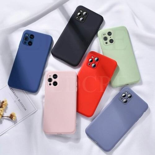 For Oppo Find X2 Pro Case Liquid Waterproof Silicone Shockproof Soft Case For Oppo A92S A52 Case Cover For Oppo Realme X50 A92S