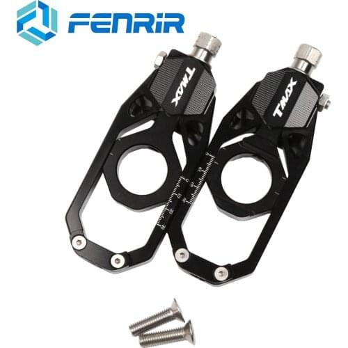FENRIR Motorcycle Tensioners Rear Axle Spindle Chain Adjuster Blocks For YAMAHA TMAX530 TMAX 530 2012 2013 2014 2015 2016