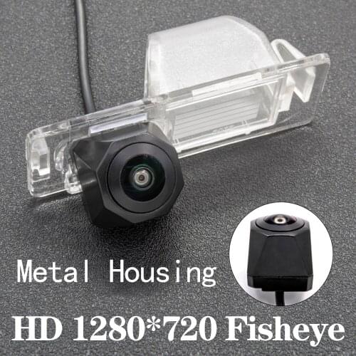 HD 1280*720 Fisheye Metal Housing Car Rear View Camera For Chevrolet Cruze Hatchback / Station Wagon GMC Terrain Opel Mokka