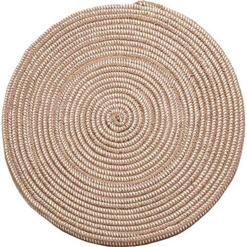 Hand Woven Rug Round Rope Carpet Brown For Living Room Cloakroom Computer Chair Mat In Childrens Bedroom Anti Slip Mat Ковер