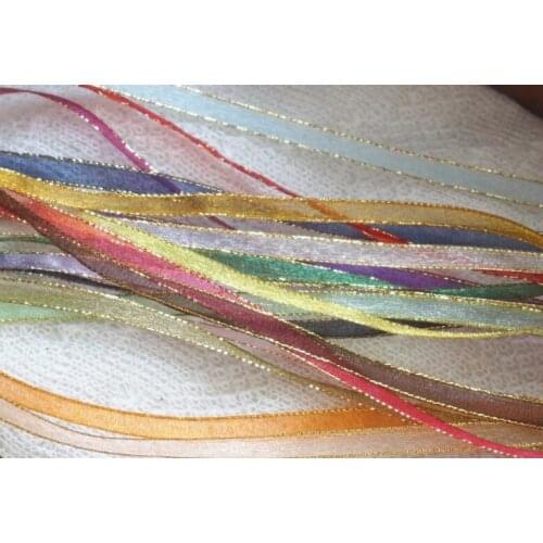 8pcs/set 40cm length Blyth doll pull ring DIY accessories Gold wire belt DIY clothing accessories ribbon 6mm width
