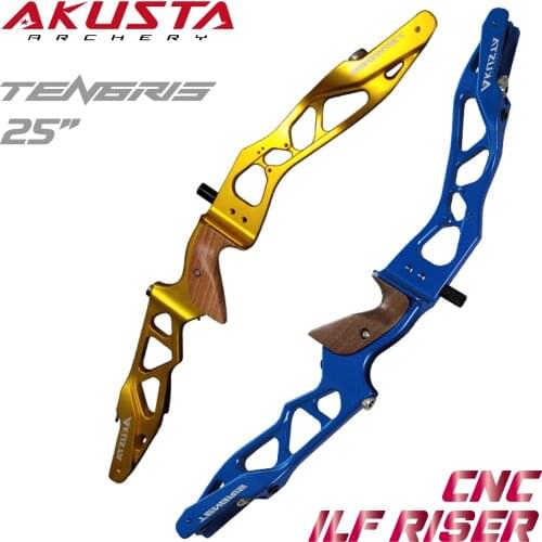 Akusta 25“ Archery Recurve Bow Riser Handle for Aluminum Alloy or Right/Left Hand User Tenbris Series
