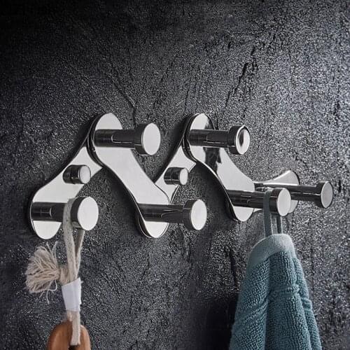 Minimalist Wall Hanging Decorative Hook Coat Hook Living Room Decoration Stainless Steel Wall Hanging Rack Room Decor Aesthetic