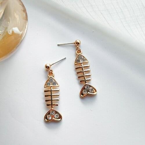 Fashion earrings 2021 new trendy earrings cute earrings female Korean temperament long net red earrings earrings