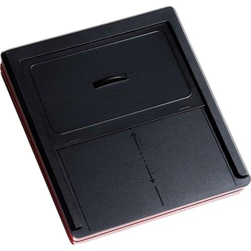 Center Console Organizer for Tesla Model 3 Model Y Accessories Armrest Storage Box ABS with Sliding Design