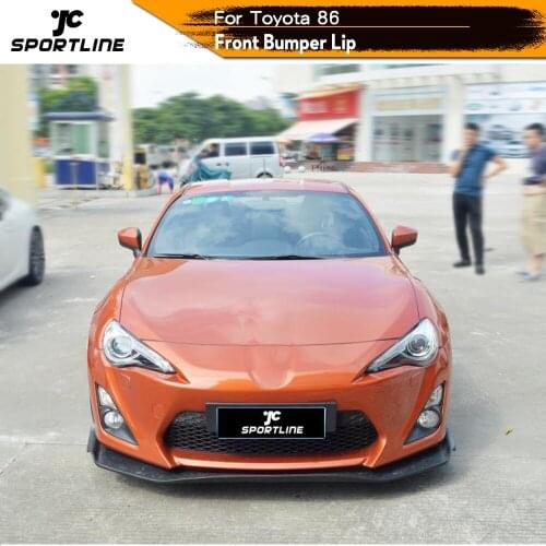 Front Bumper Lip Spoiler Splitters For Toyota 86 2014 - 2016 Carbon Fiber Front Bumper Guard