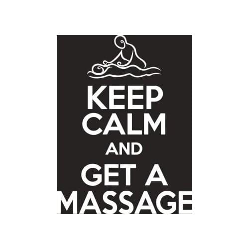 Personalised Metal Signs Keep Calm And And Get A Massage Metal Tin Sign Wall Plaque