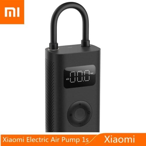 Xiaomi Mijia Portable Smart Digital Tire Pressure Detection Electric Inflator Pump 1S for Bike Motorcycle Car ball