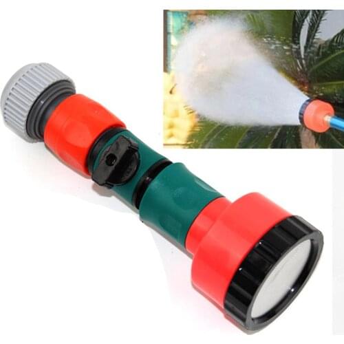 Hand Held Spray Head Watering With Switch Shower Garden Greenhouse Seedlings Water Gun Lawn Home Hose Straight Nozzle