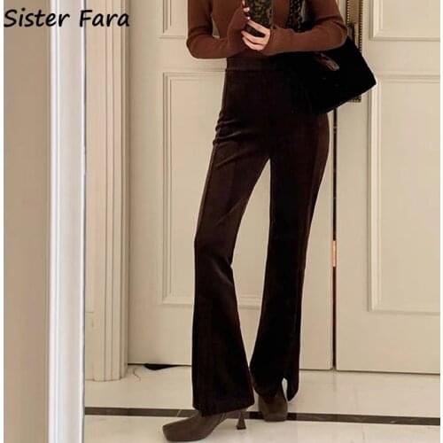 Женские вельветовые брюки Sister fara China At AliExpress
