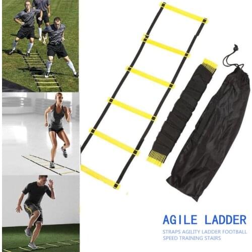 Agility Training Ladders Speed Ladder Nylon Straps Stairs Agile Staircase for Fitness Soccer Football Speed Ladder Equipment
