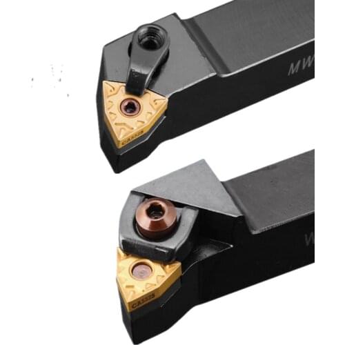 10PCS WNMG080404R-S and 1PCS WWLNR1616H08 WWLNR2020K08 MWLNR1616H08 MWLNR2020K08 MWLNR2525M08 95 Angle CNC Turning Tools Holder