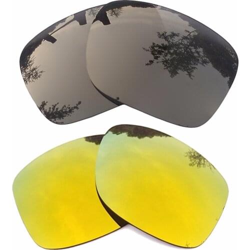 Bronze Gold Mirrored&24K Gold Mirrored Polarized Replacement Lenses for Holbrook Frame 100% UVA & UVB