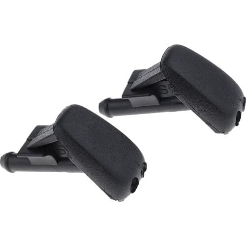 1 Pair Car Nozzle Windshield Wiper Washer Spray Nozzle For BMW E90 E60 E46 32*45*17mm Hole Adjustable Car Accessories